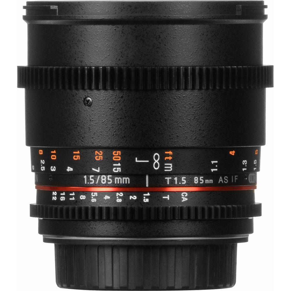 Rokinon 50mm T1.5 AS UMC Cine DS Lens for Canon EF Mount