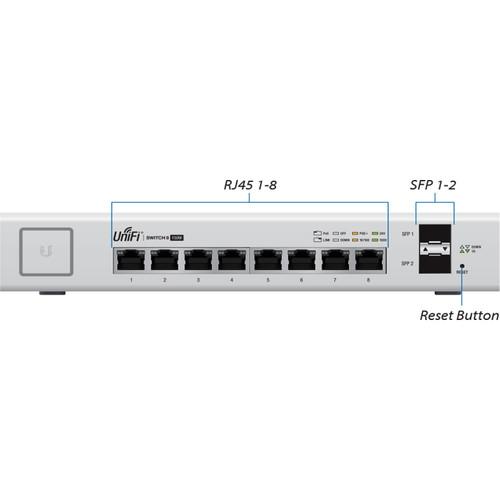 Ubiquiti Networks UniFi Managed PoE Gigabit 8 Port Switch with SFP