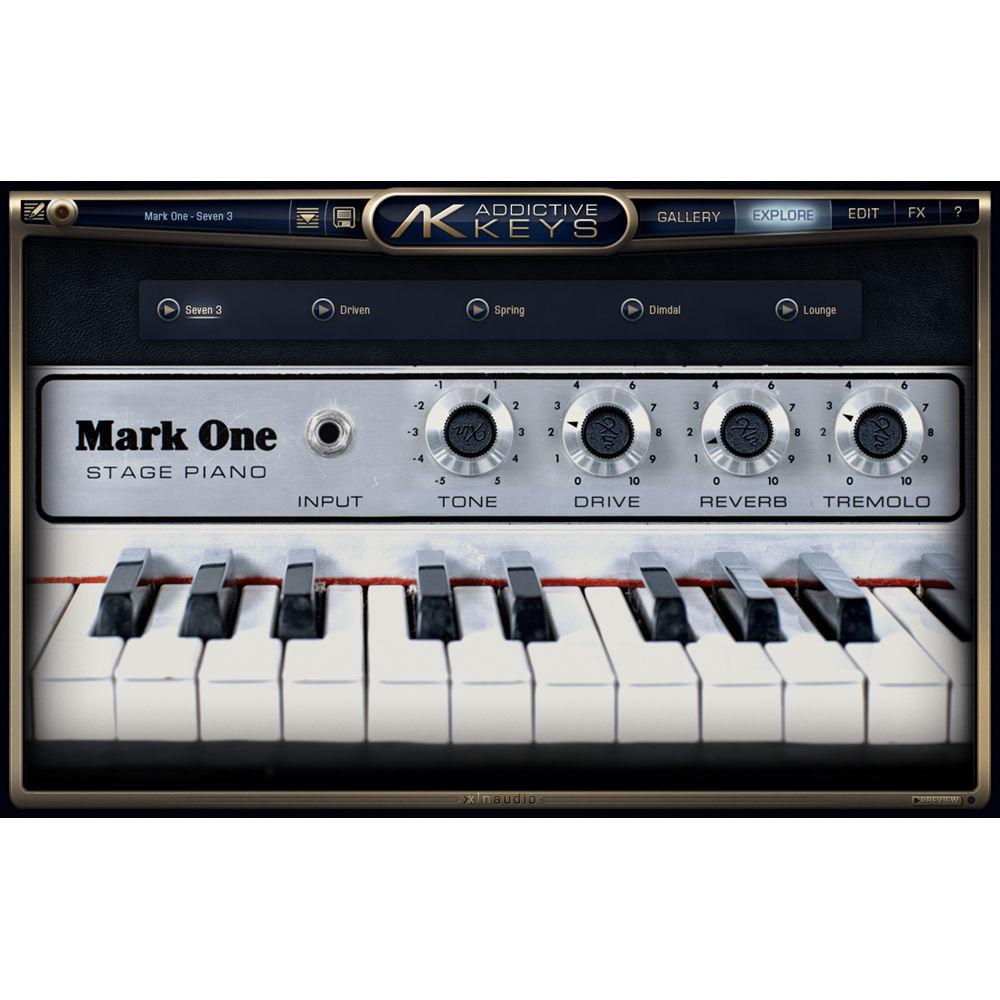 XLN Audio Addictive Keys: Mark One - Virtual Electric Piano, XLN, Audio, Addictive, Keys:, Mark, One, Virtual, Electric, Piano