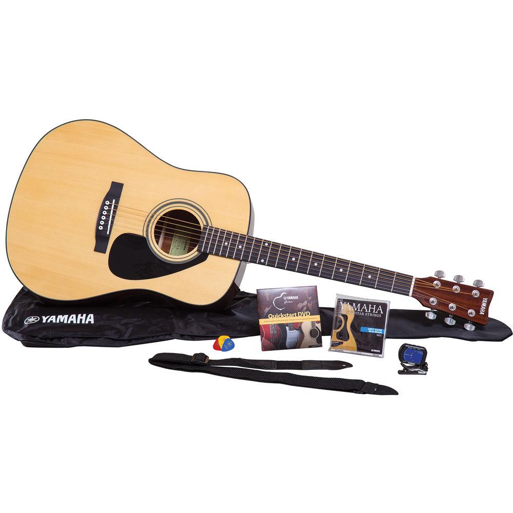 Yamaha Gigmaker Deluxe Acoustic Bundle - FD01S Solid-Top Acoustic Guitar & Accessories