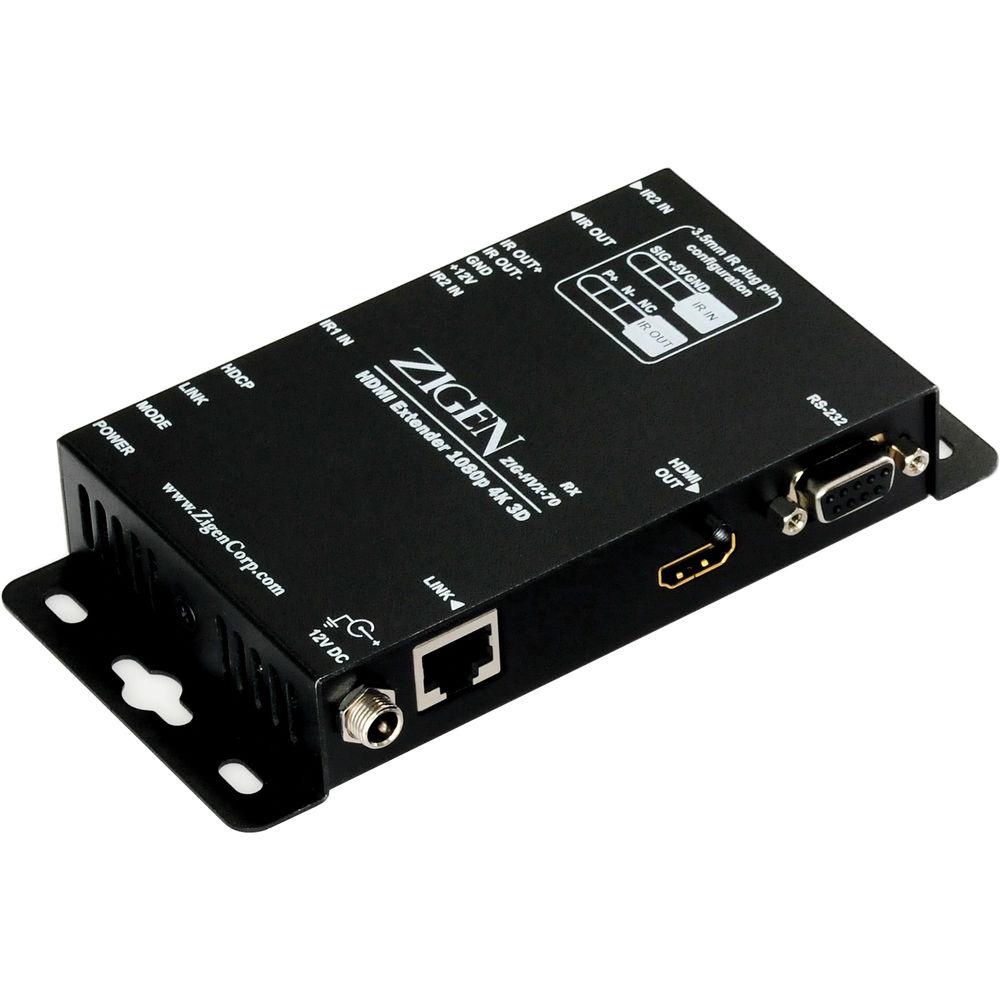Zigen ZIG-HVX-70R HDbaseT HDMI Extender Unit