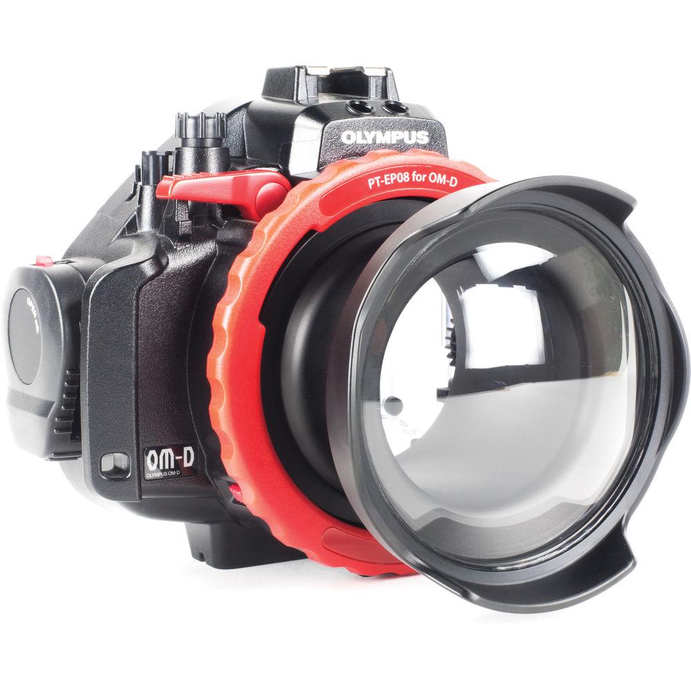 AOI DLP-04 Underwater Acrylic Semi-Dome Lens Port for Olympus PEN Camera Housings