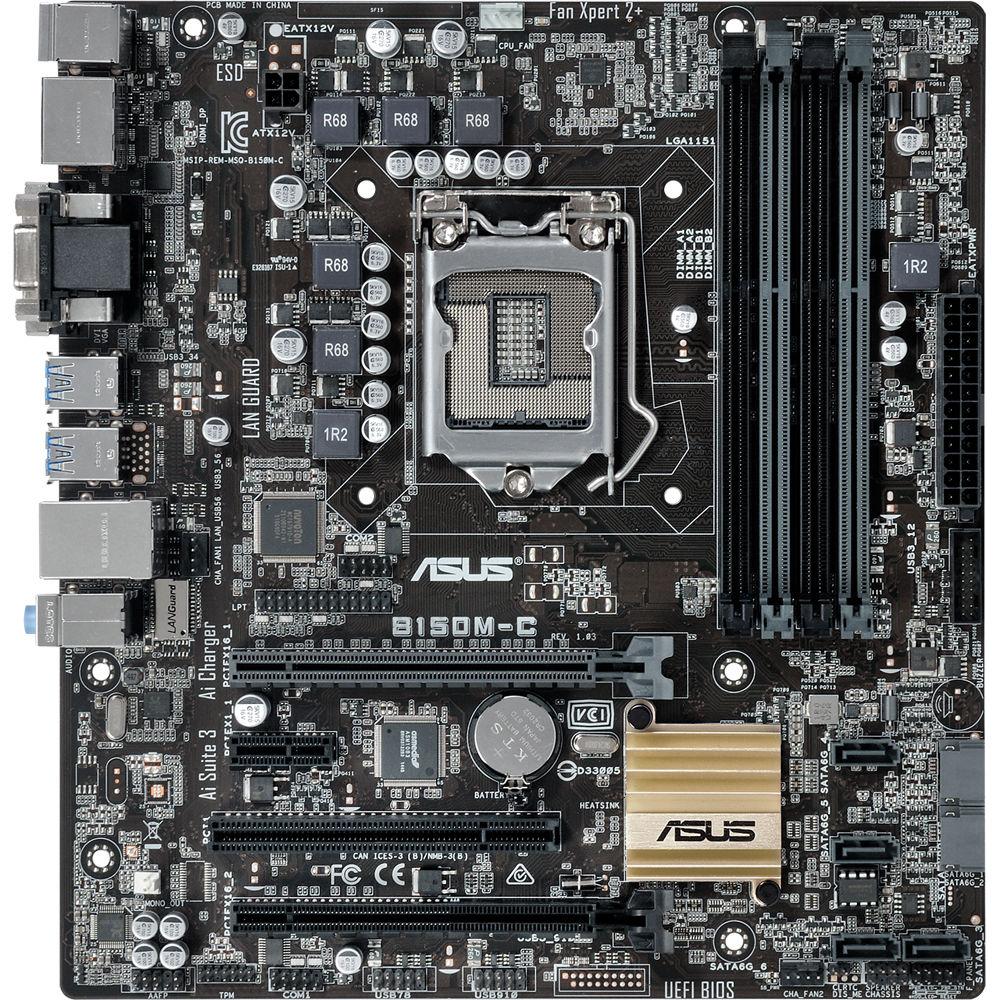 ASUS B150M-C CSM LGA 1151 MicroATX Motherboard