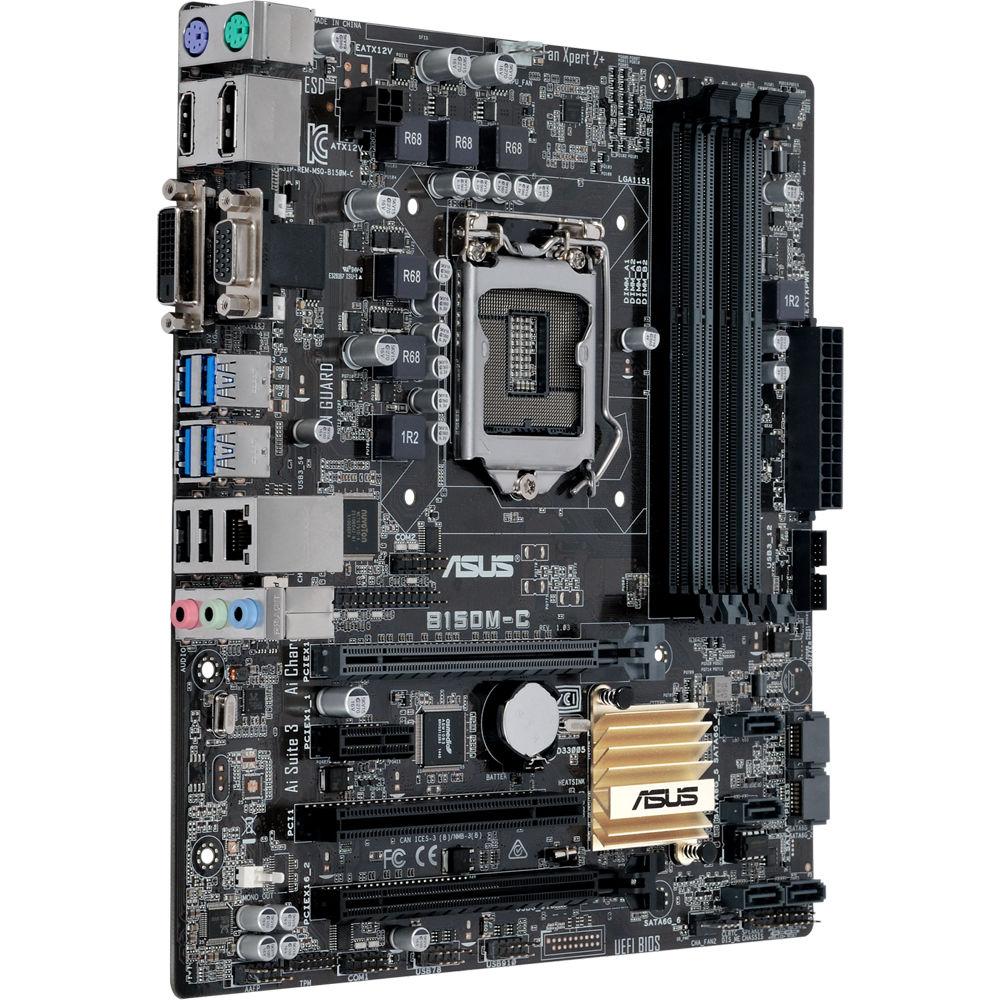 ASUS B150M-C CSM LGA 1151 MicroATX Motherboard