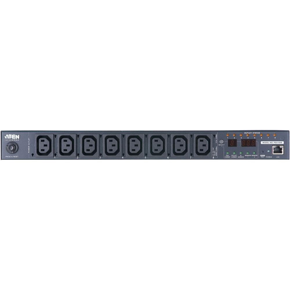 ATEN PE6108B 8-Outlet 15A 12A Power Distribution Unit