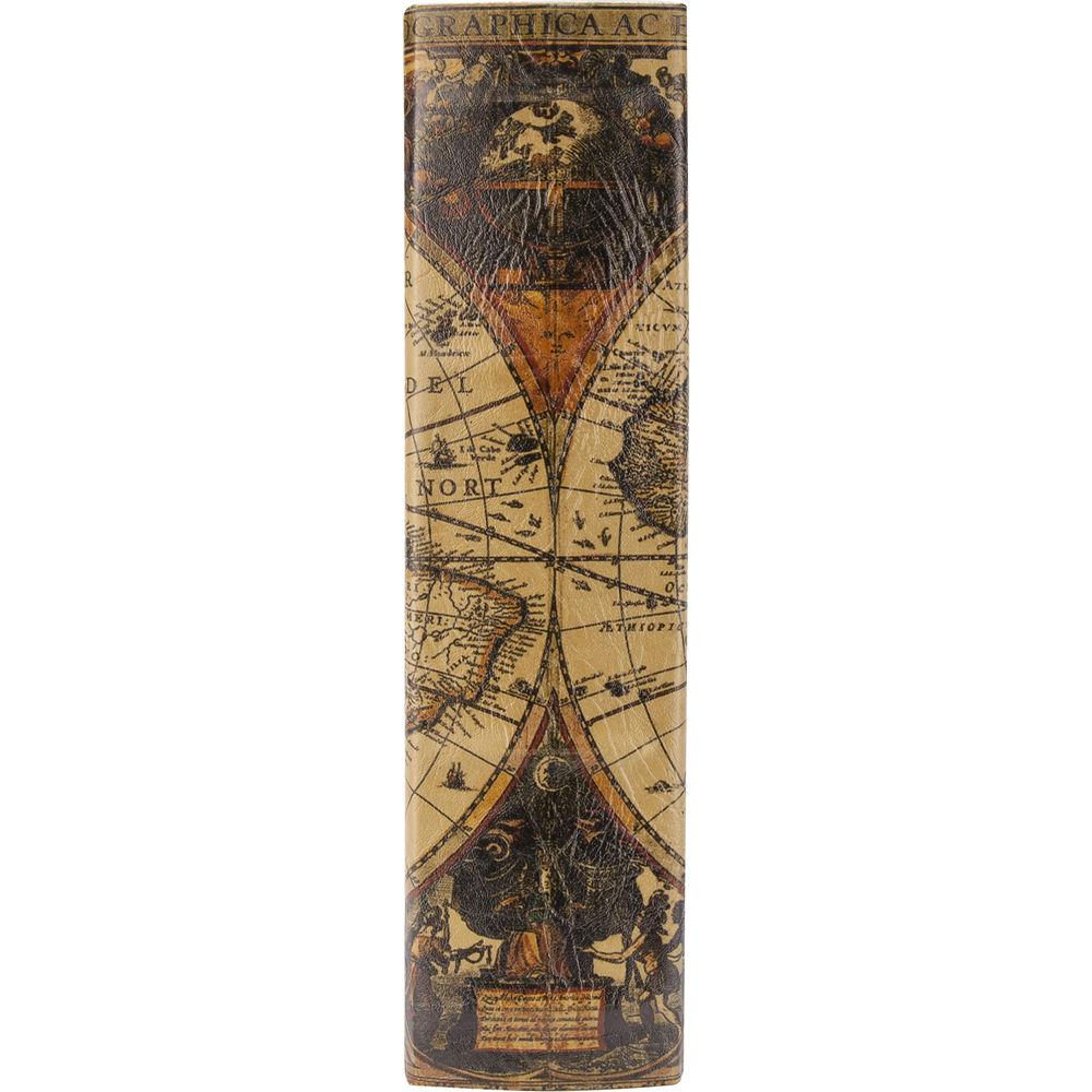 Barska Antique Map Book Lock Box with Keyed Lock