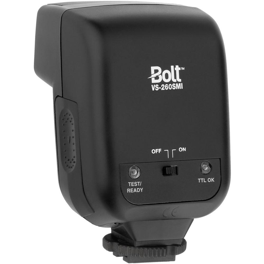 Bolt VS-260SMI Compact On-Camera Flash for Sony Cameras