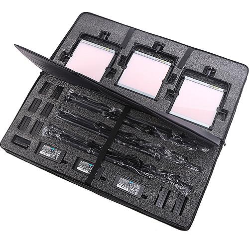 CAME-TV 576D Daylight LED 3-Panel Light Kit P688