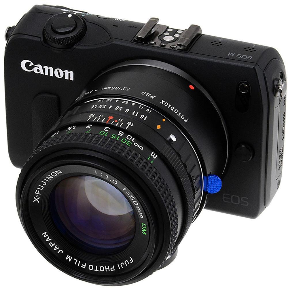 FotodioX Pro Lens Mount Adapter for Fujica X-Mount Lens to Canon EF-M Mount Camera