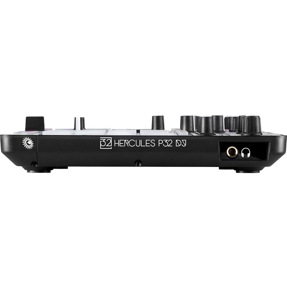 Hercules P32 DJ Controller with High Performance Pads