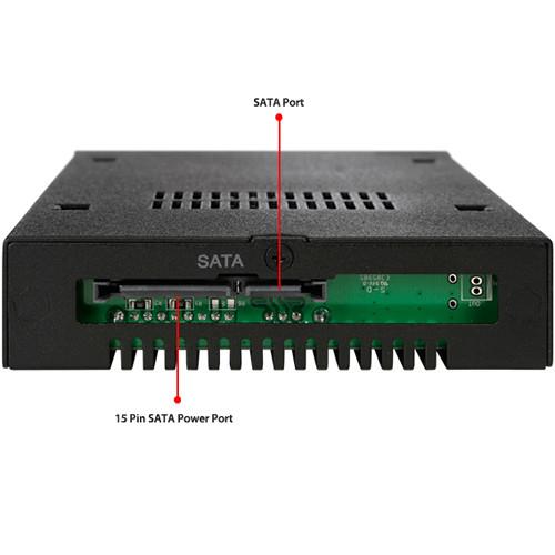 Icy Dock ToughArmor 2.5" SATA HDD & SSD Mobile Rack for 3.5" Drive Bay