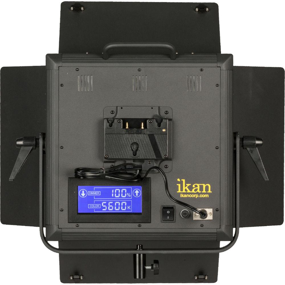 ikan ID1000-PLUS Daylight LED Light, Yoke, Gold Mount Battery Plate
