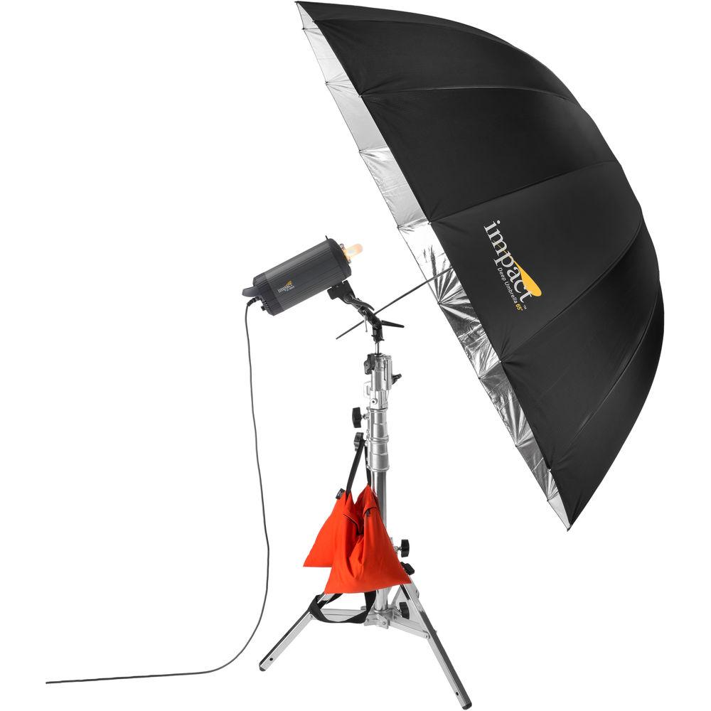 Impact X-Large Deep Silver Umbrella