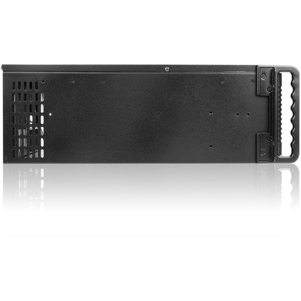 iStarUSA D-407P 4 RU Compact Stylish Rackmount Chassis with 500W Redundant Power Supply
