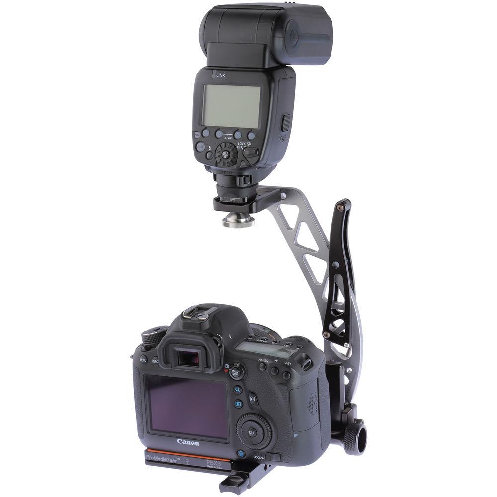 ProMediaGear BBX Boomerang Flash Bracket with Universal QR Plate