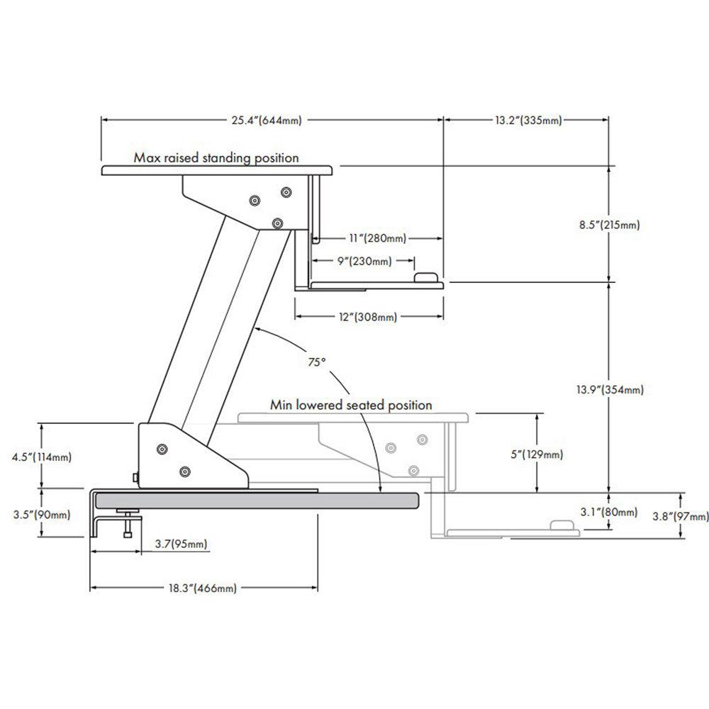 Atdec Sit-to-Stand Adjustable Workstation