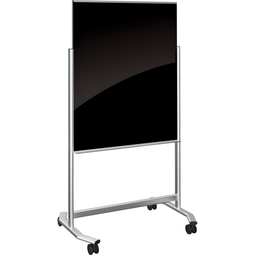 Balt Visionary Move - Mobile Black Glass Whiteboard