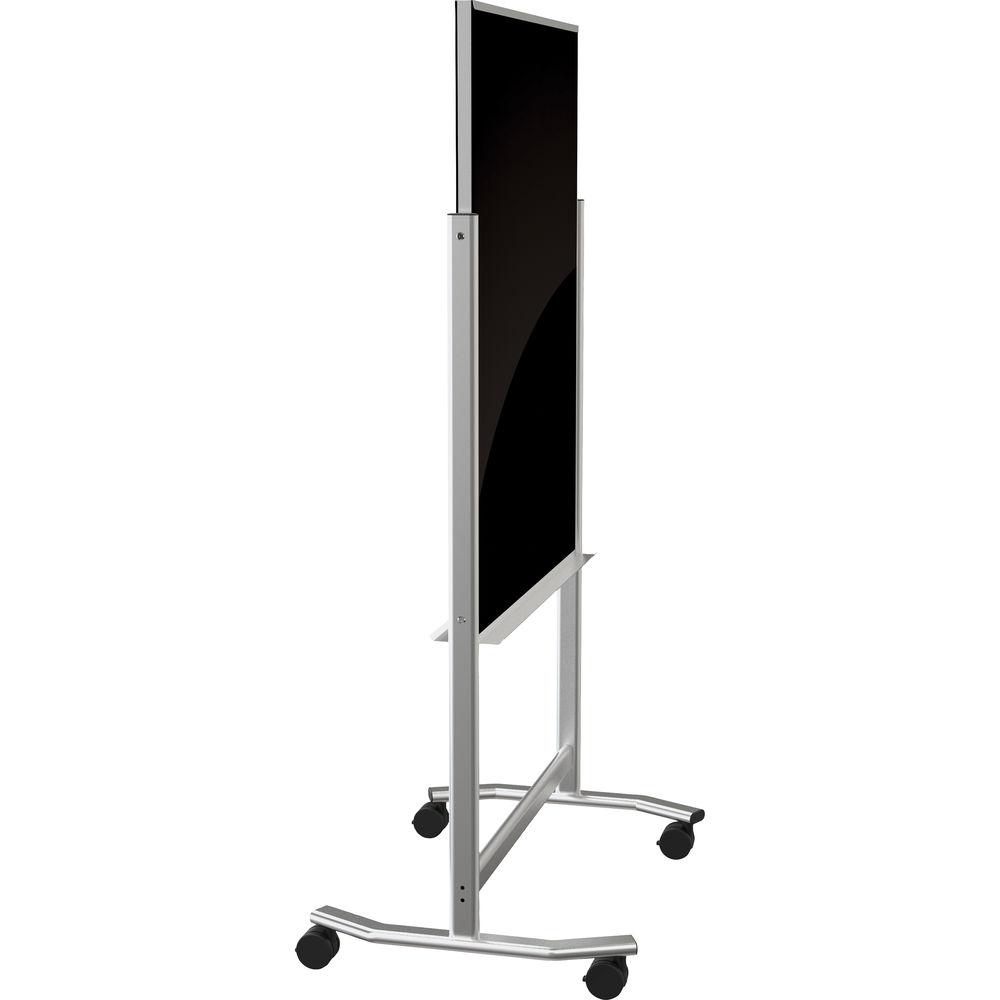 Balt Visionary Move - Mobile Black Glass Whiteboard