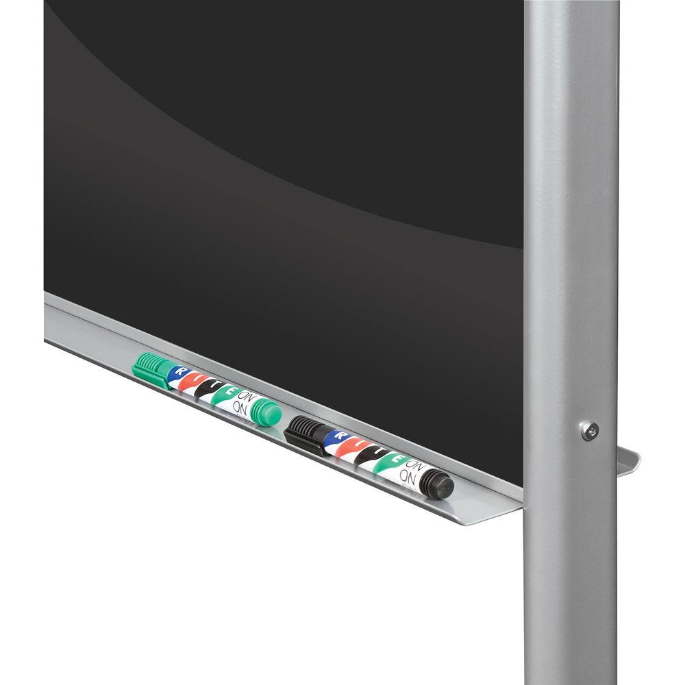 Balt Visionary Move - Mobile Black Glass Whiteboard