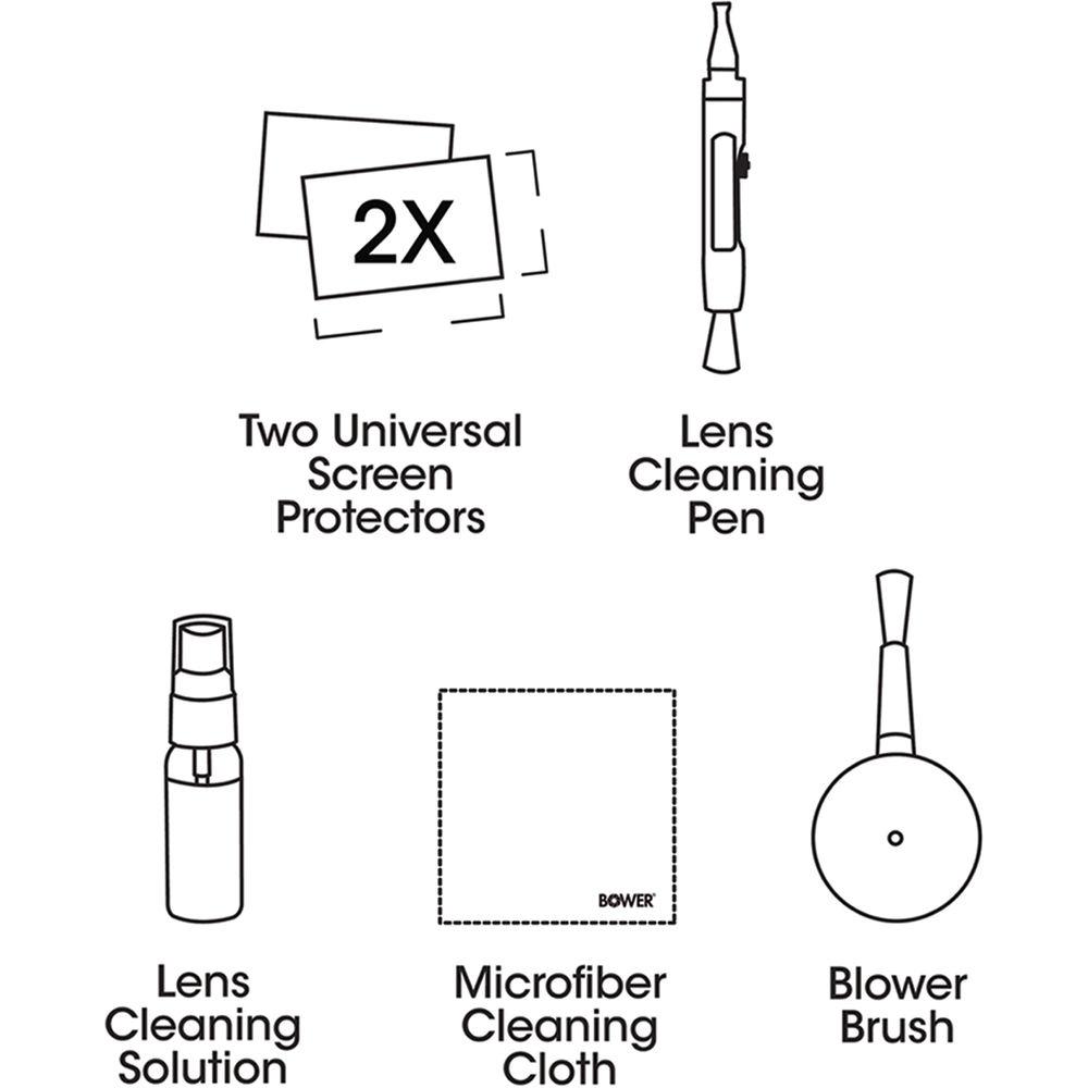 Bower Xtreme Action Series 5-Piece Action Camera Cleaning Kit