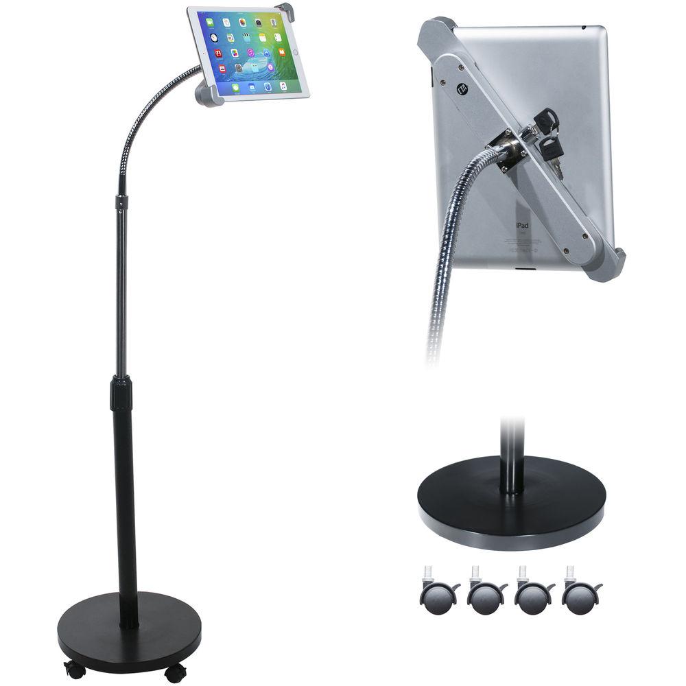 CTA Digital Security Gooseneck Floor Stand for Tablets