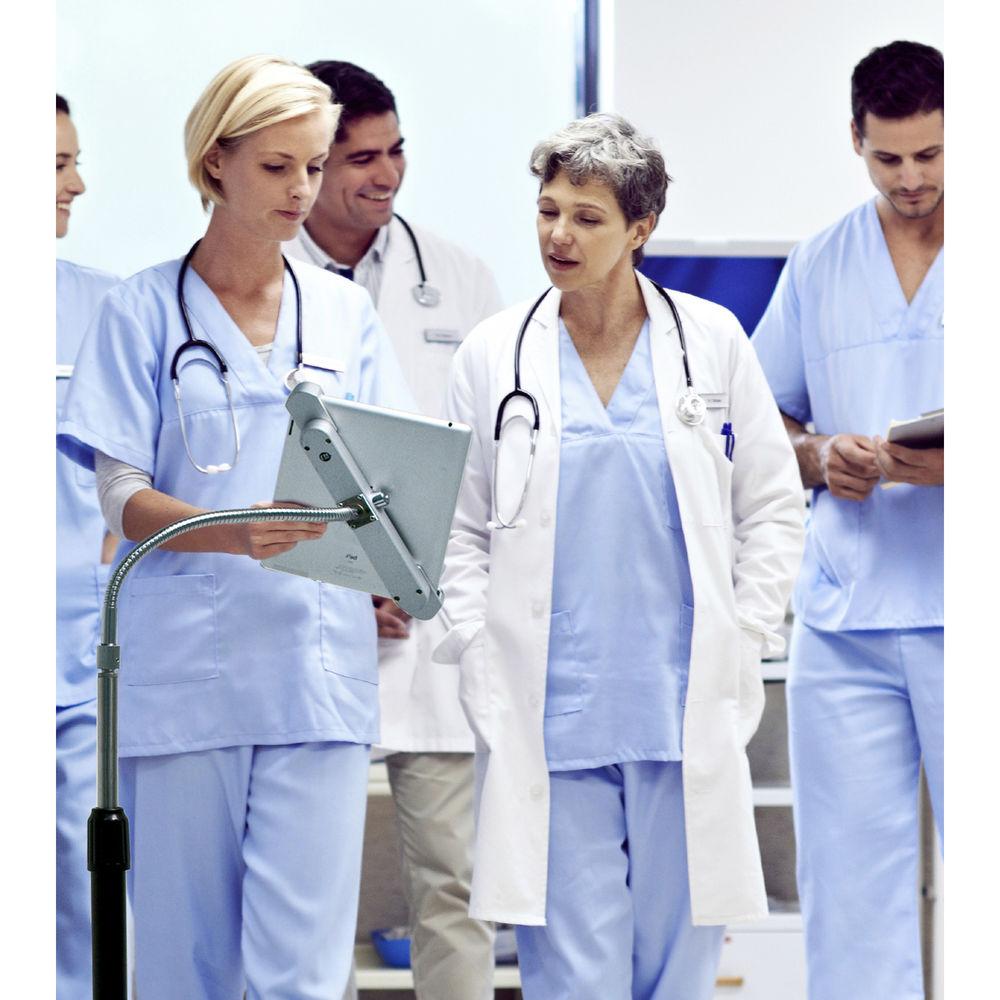 CTA Digital Security Gooseneck Floor Stand for Tablets