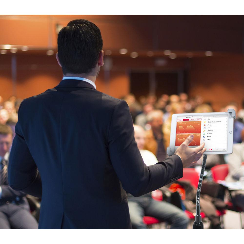 CTA Digital Security Gooseneck Floor Stand for Tablets