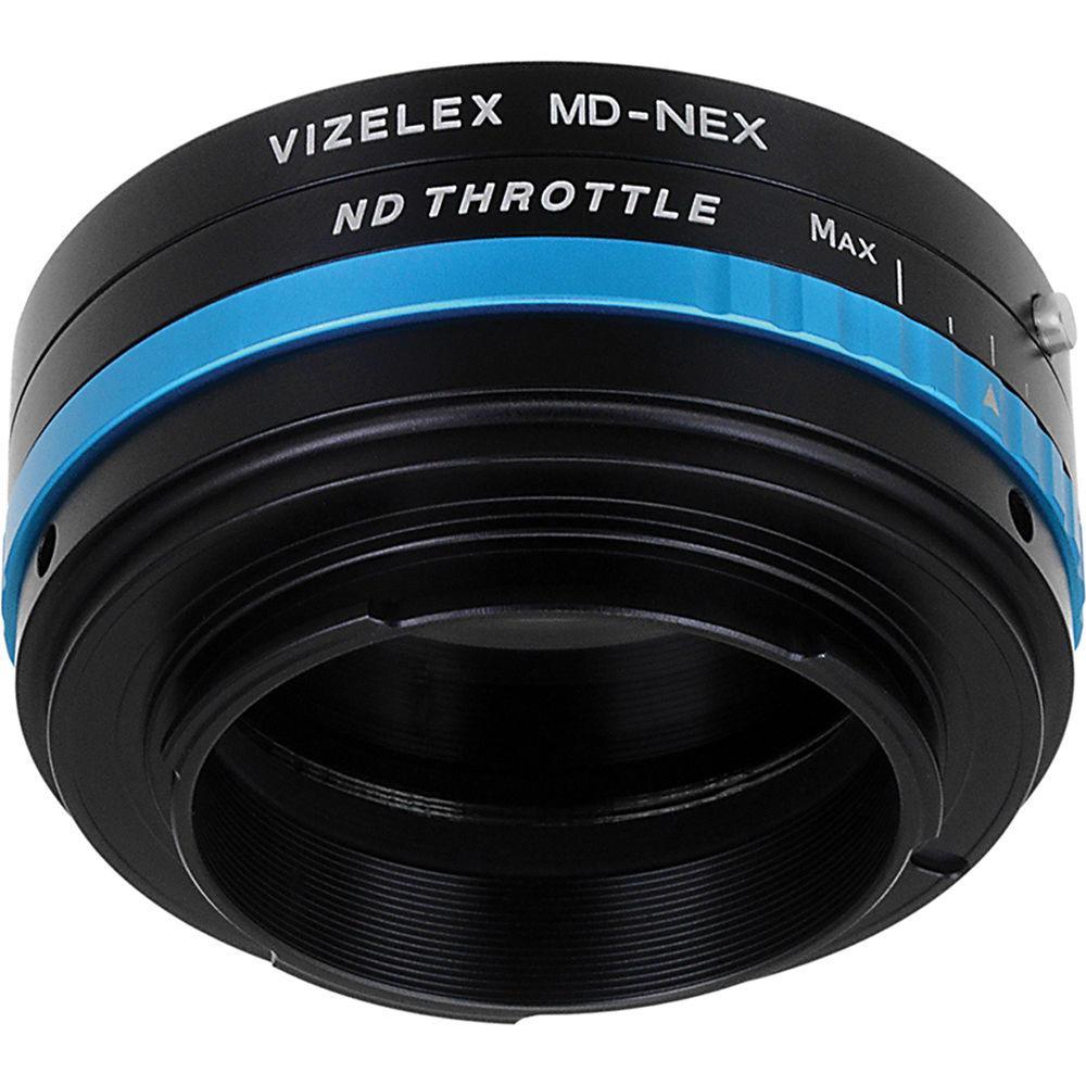 FotodioX Minolta MD Lens to Sony E-Mount Camera Vizelex ND Throttle Adapter