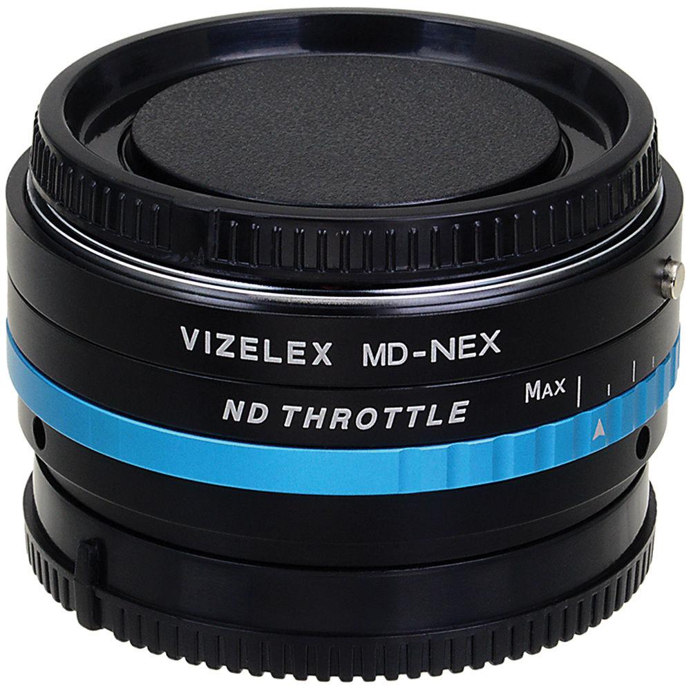 FotodioX Minolta MD Lens to Sony E-Mount Camera Vizelex ND Throttle Adapter
