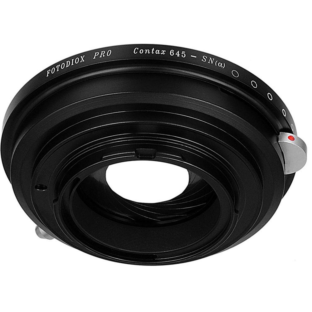 FotodioX Pro Lens Mount Adapter for Contax 645-Mount Lens to Sony A-Mount Camera