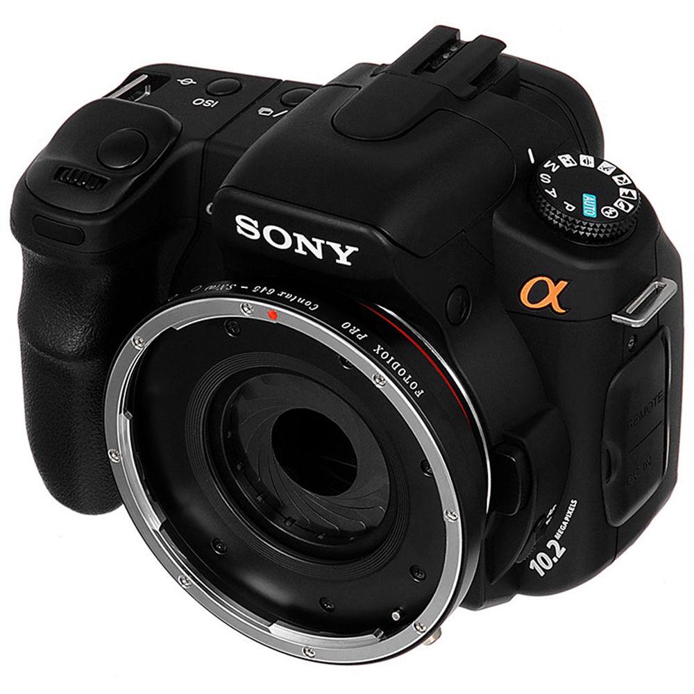FotodioX Pro Lens Mount Adapter for Contax 645-Mount Lens to Sony A-Mount Camera