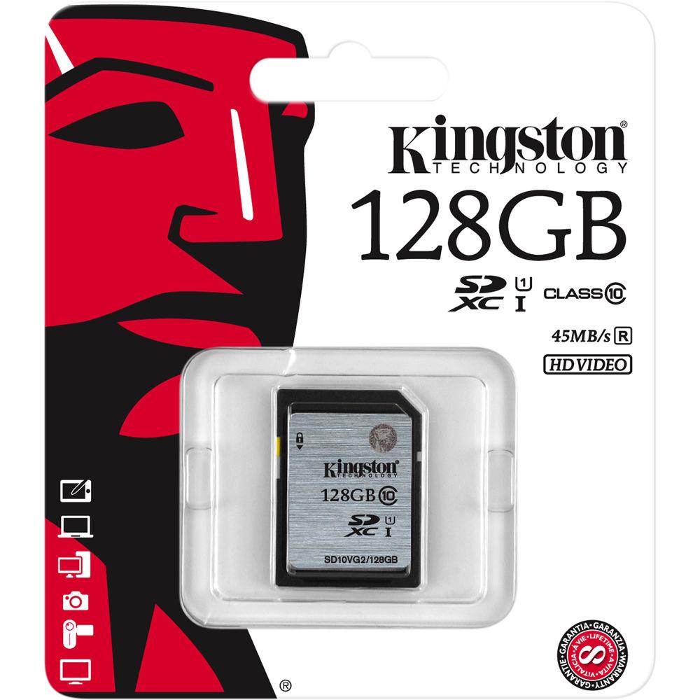 Kingston 128GB UHS-I SDXC Memory Card