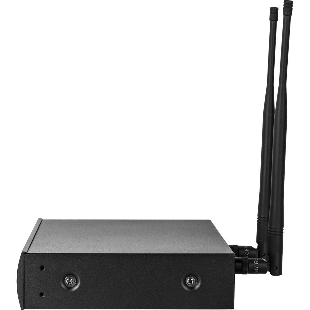 Nady 2W-1KU Dual UHF Wireless Receiver System with Two HM-10 Head-Worn Microphones