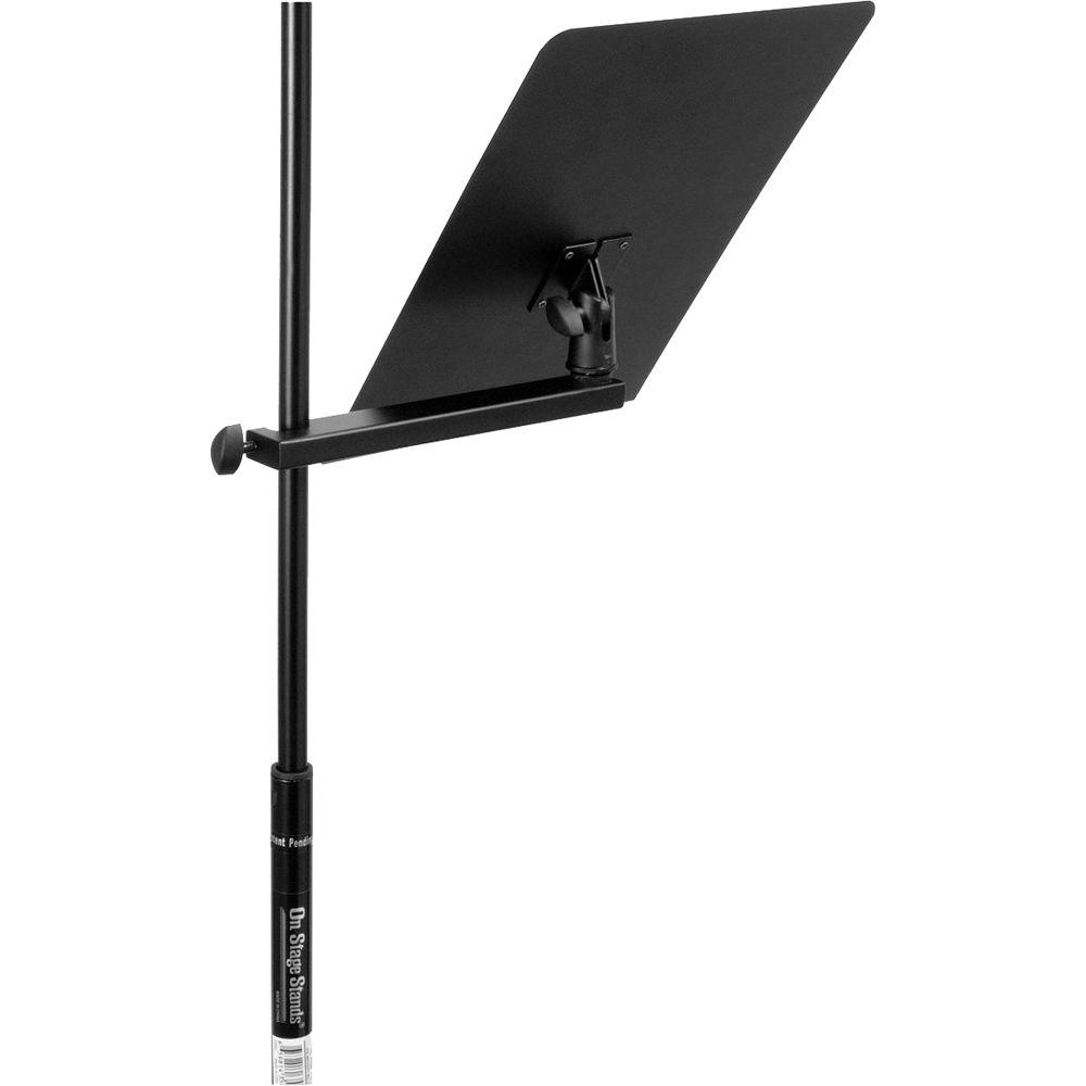 On-Stage MSA7011 U-Mount Clamp-On Bookplate
