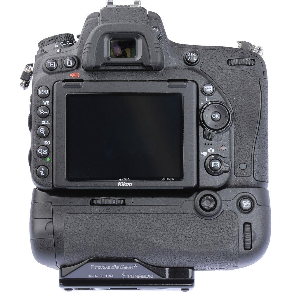 ProMediaGear Bracket Plate for Nikon D750 with MB-D16 Grip