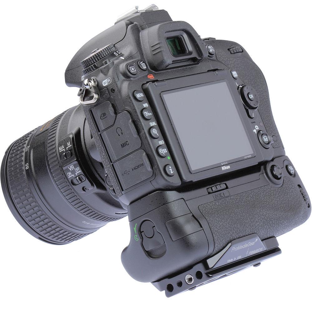 ProMediaGear Bracket Plate for Nikon D750 with MB-D16 Grip