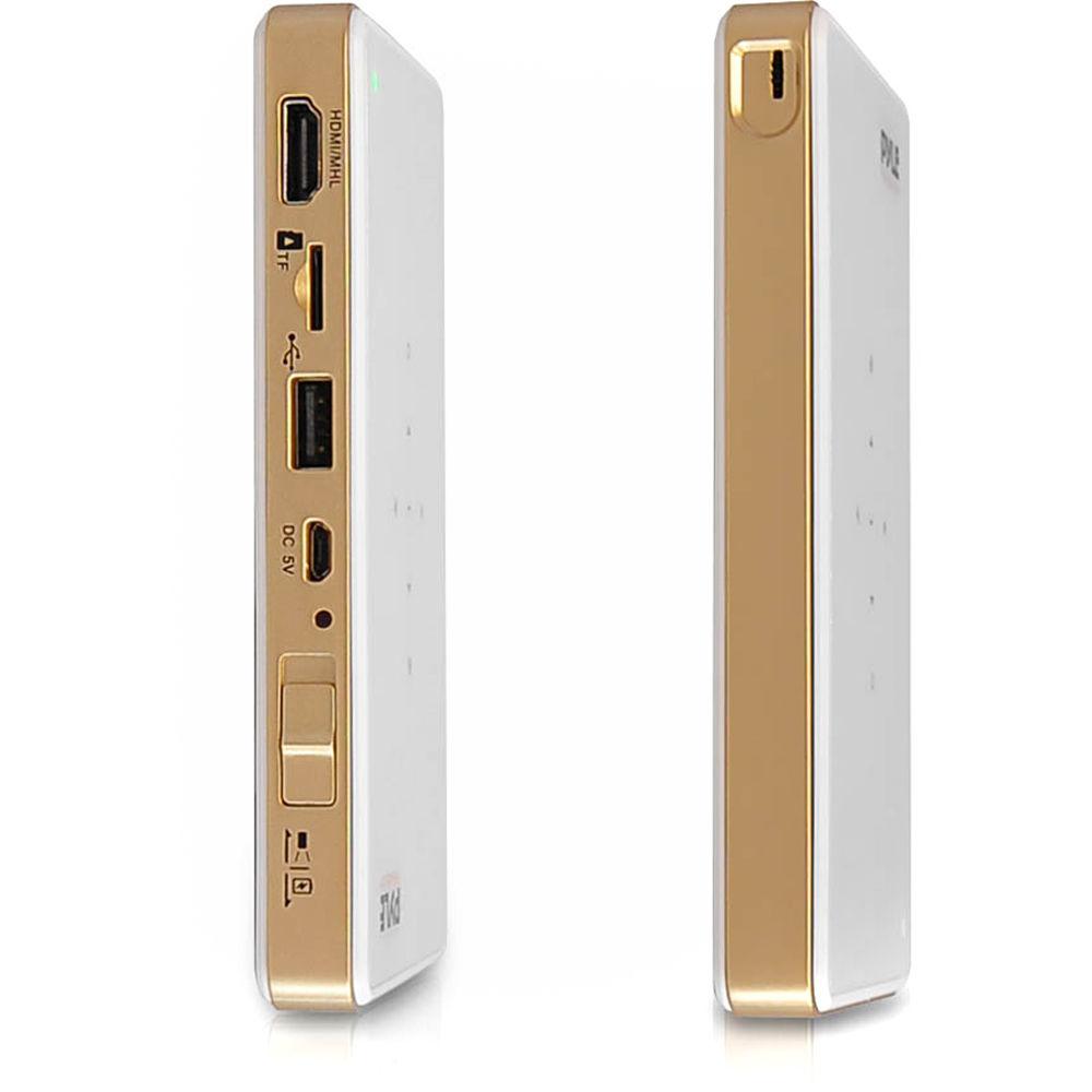 Pyle Pro HD Pocket Pro 140-Lumen WVGA DLP Pico Projector with Wi-Fi