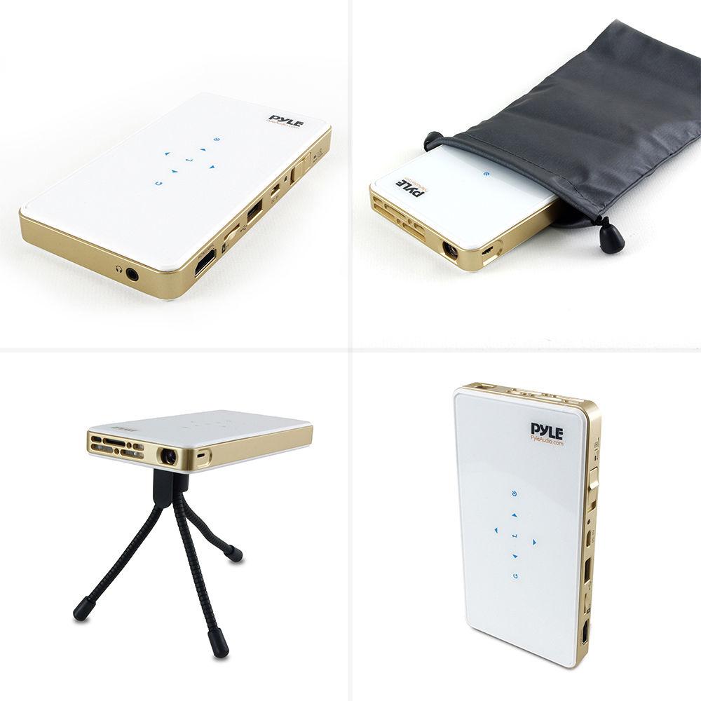 Pyle Pro HD Pocket Pro 140-Lumen WVGA DLP Pico Projector with Wi-Fi