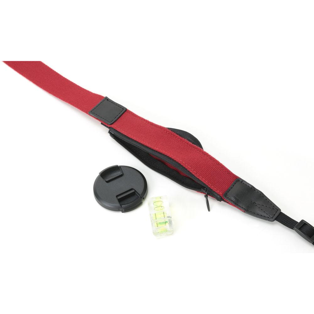 Red Label by Artisan & Artist RDS-AC320 Acrylic Camera Strap with Multi-Purpose Pocket