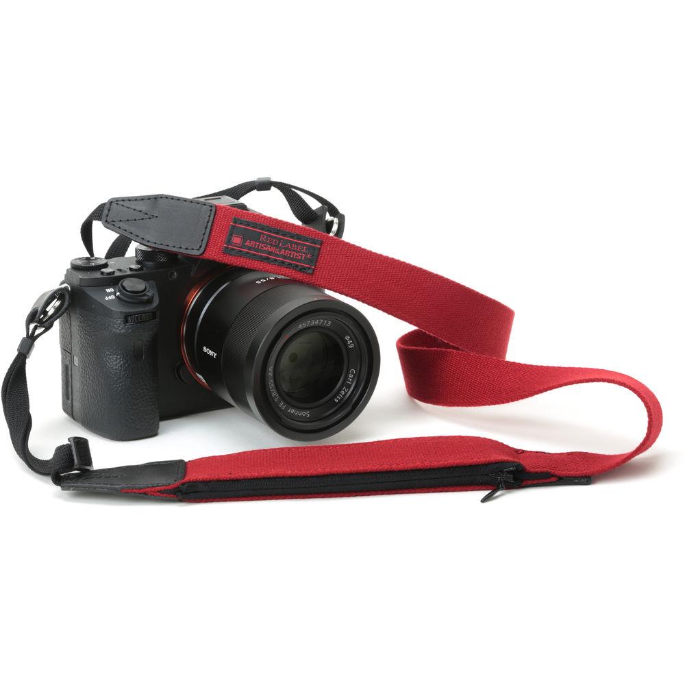 Red Label by Artisan & Artist RDS-AC320 Acrylic Camera Strap with Multi-Purpose Pocket