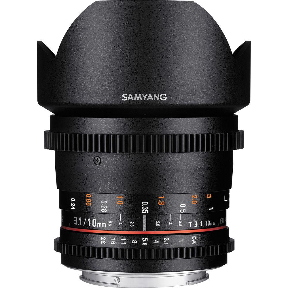 Samyang 10mm T3.1 VDSLR Lens with Micro Four Thirds Mount