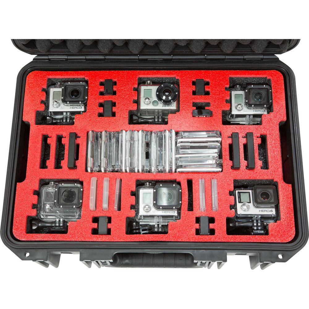 SKB iSeries 1711-6 Waterproof Dual-Layer Case for 6 GoPro Cameras