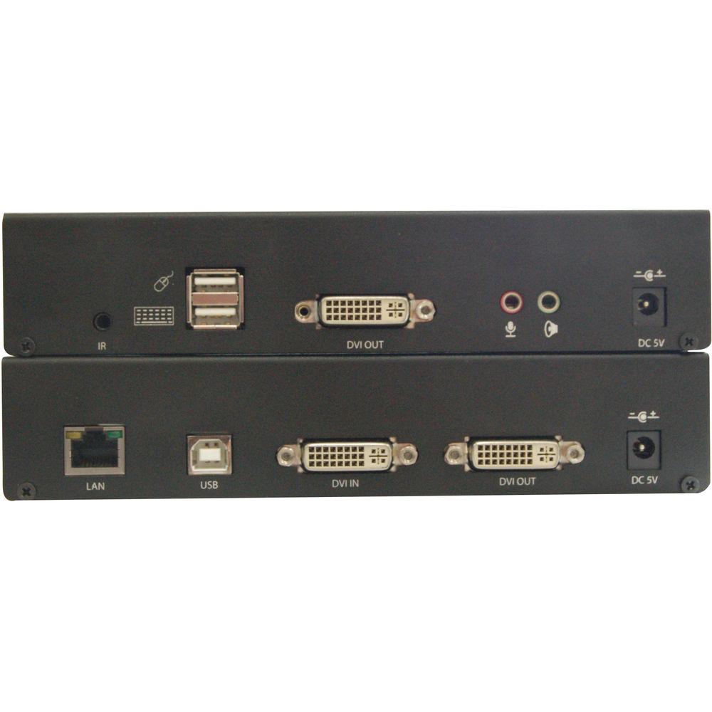 Smart-AVI KLX-500 Chainable DVI VGA KVM Extender via LAN