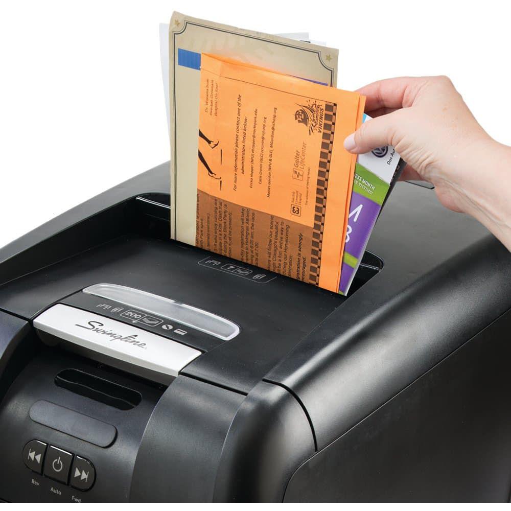 Swingline Stack-and-Shred 300M Micro-Cut Auto-Feed Shredder