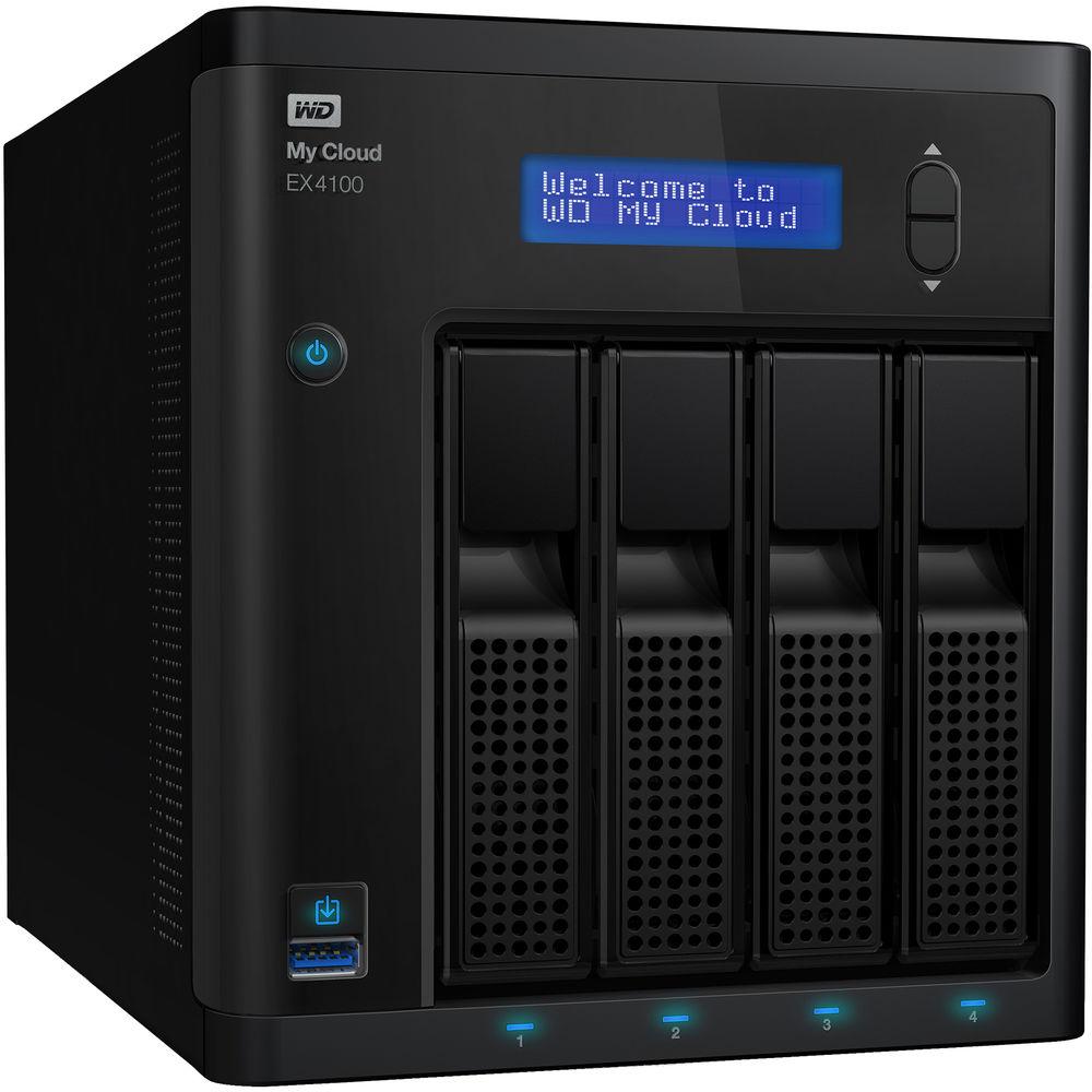 WD My Cloud Expert Series EX4100 32TB 4-Bay NAS Server