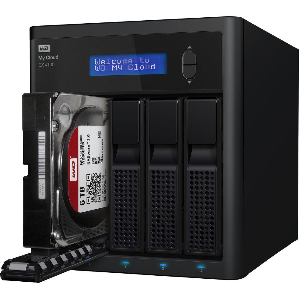 WD My Cloud Expert Series EX4100 32TB 4-Bay NAS Server