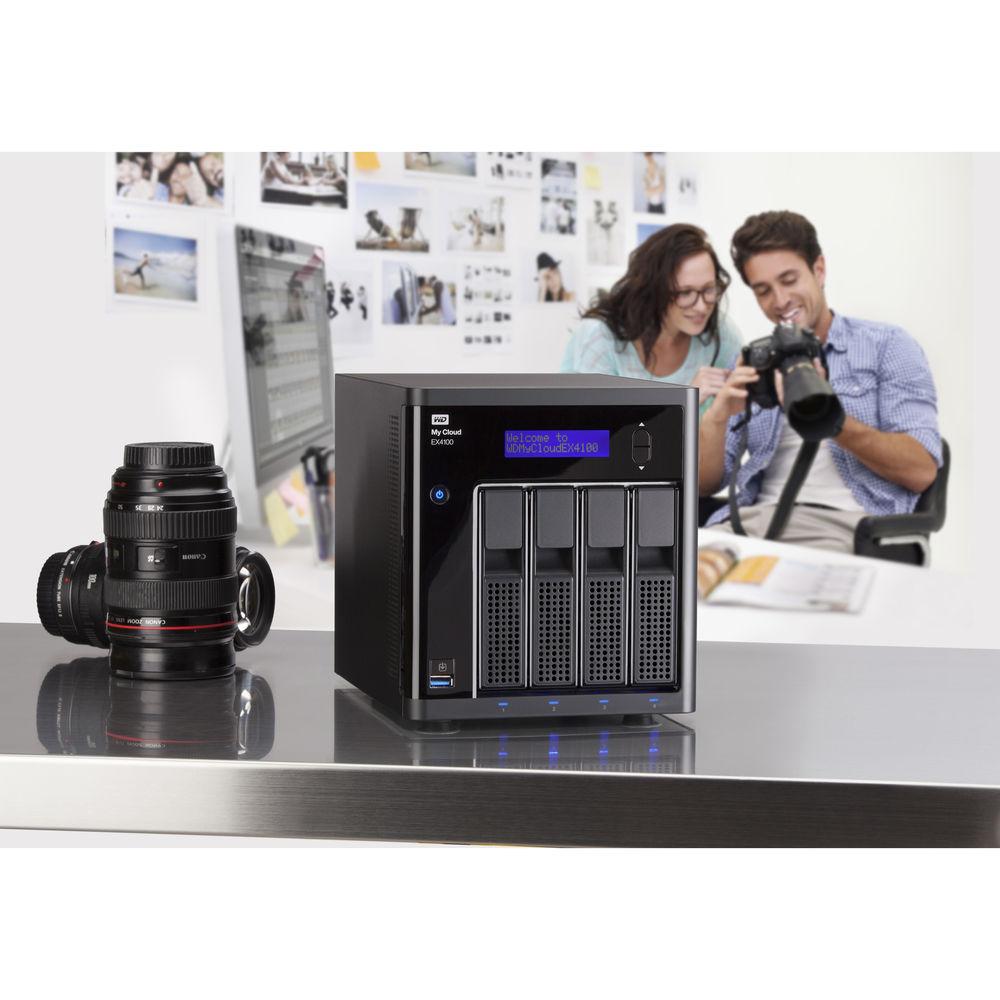 WD My Cloud Expert Series EX4100 32TB 4-Bay NAS Server