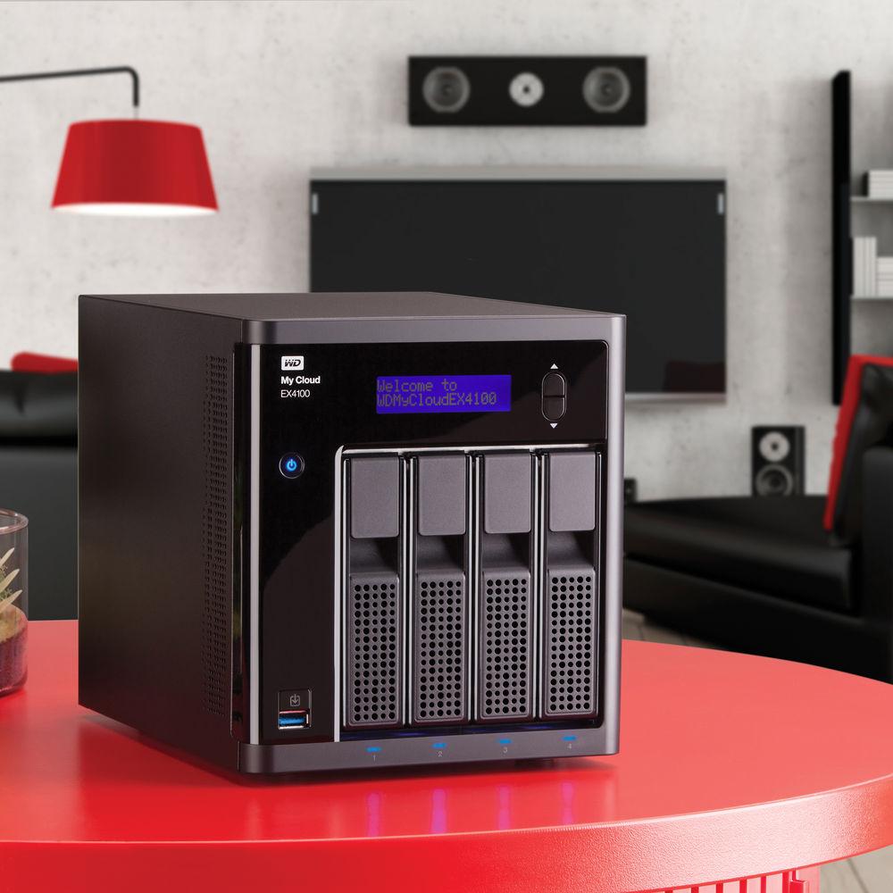 WD My Cloud Expert Series EX4100 32TB 4-Bay NAS Server