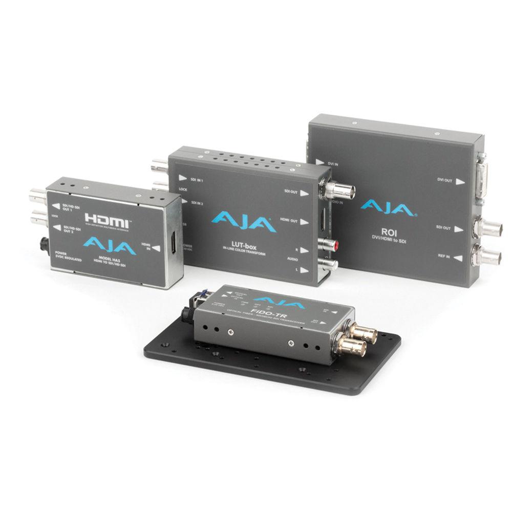 Wooden Camera Battery Mount Plate for AJA Converter Box