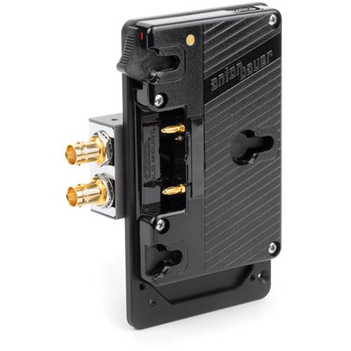 Wooden Camera Battery Mount Plate for AJA Converter Box